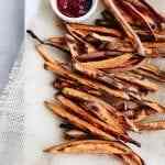 How to make the perfect crispy sweet potato fries in the oven!