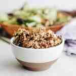 The ultimate savory granola made with a variety of seeds and savory spices to spice up your next yogurt bowl or salad