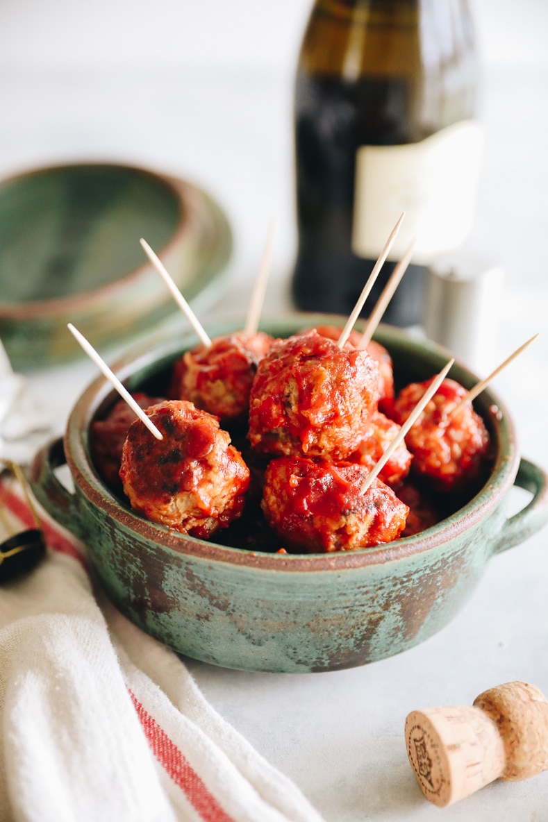 Champagne Turkey Meatballs